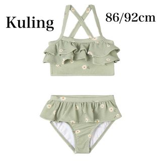 コドモビームス(こどもビームス)のKuling Swimwear水着  くすみグリーンスイムウェア86/92cm(水着)