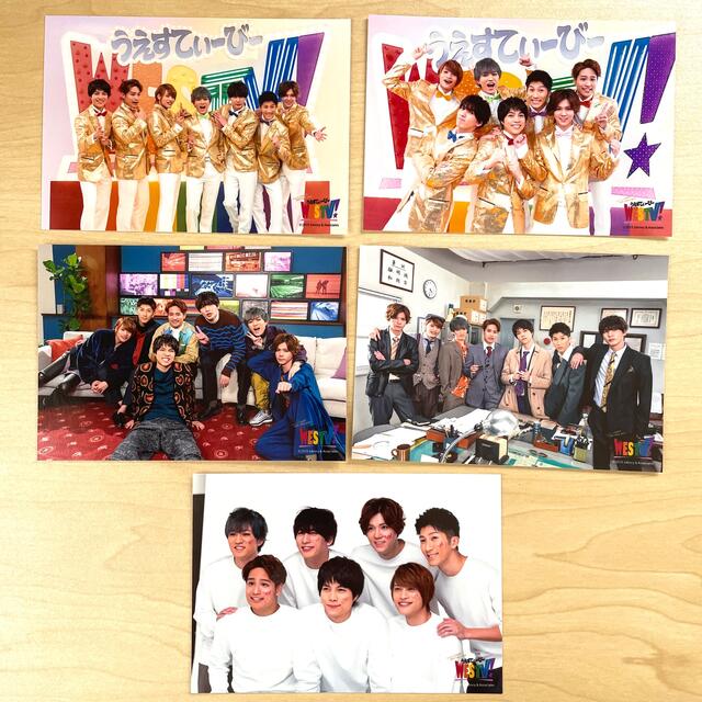 純正オーダー ジャニーズWEST DVD 初回限定Blu-ray 写真集など おまけ