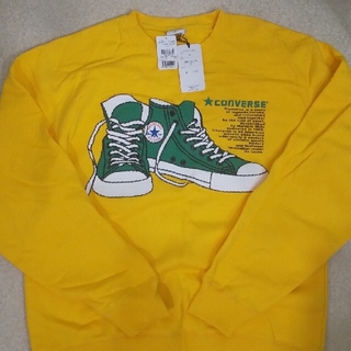 コンバース(CONVERSE)の【みと様購入予定】コンバース(CONVERSE)LL黄色トレーナー(Tシャツ/カットソー(七分/長袖))