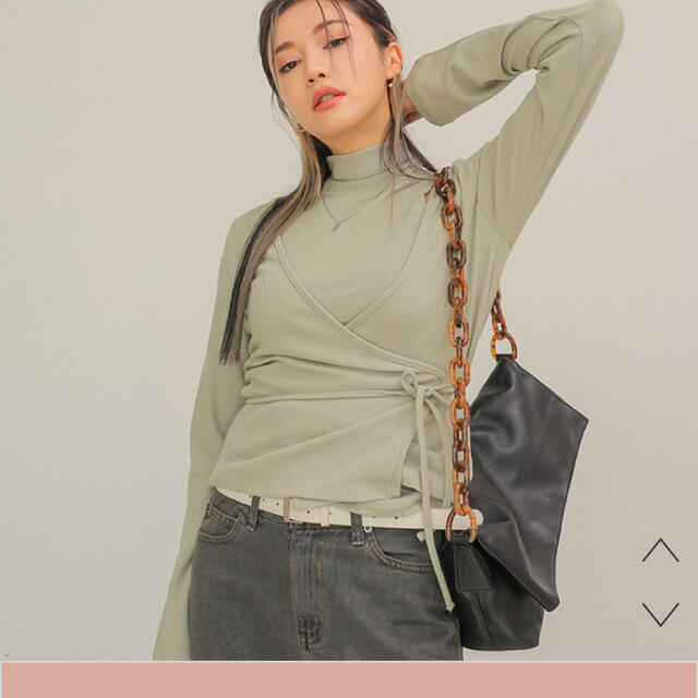 STYLENANDA(スタイルナンダ)のstylenanda  レイヤード　トップス レディースのトップス(カットソー(長袖/七分))の商品写真