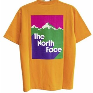 ザノースフェイス(THE NORTH FACE)の【新品】ノースフェイス Tシャツ オレンジ Sサイズ(Tシャツ/カットソー(半袖/袖なし))