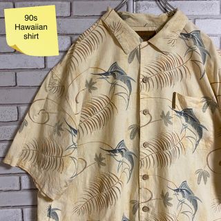 90s 古着 ヴィンテージ アロハシャツ 柄シャツ ビッグシルエット ゆるだぼ(シャツ)