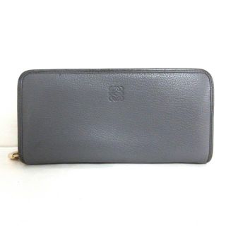 ロエベ(LOEWE)のロエベ 長財布 アマソナ グレー レザー(財布)