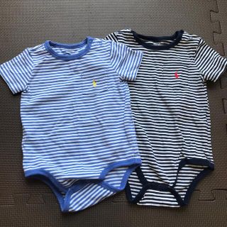 ポロラルフローレン(POLO RALPH LAUREN)のポロ　ラルフローレン　9m ロンパース　2枚セット(ロンパース)