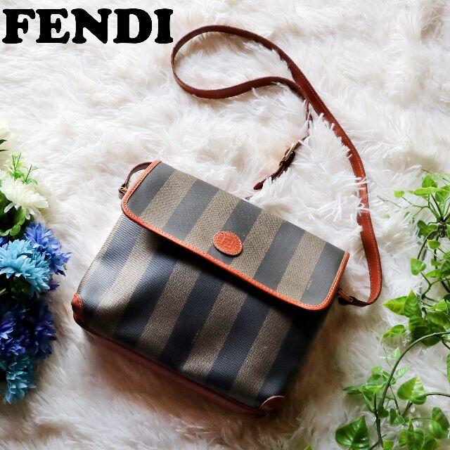 【美品】FENDI ペカン ショルダーバッグ オールドフェンディ