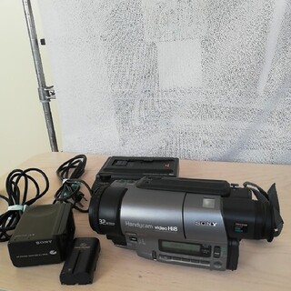 ソニー(SONY)の【通電確認済】SONY ハンディカメラ ビデオ Hi8 CCD-TR3000(ビデオカメラ)