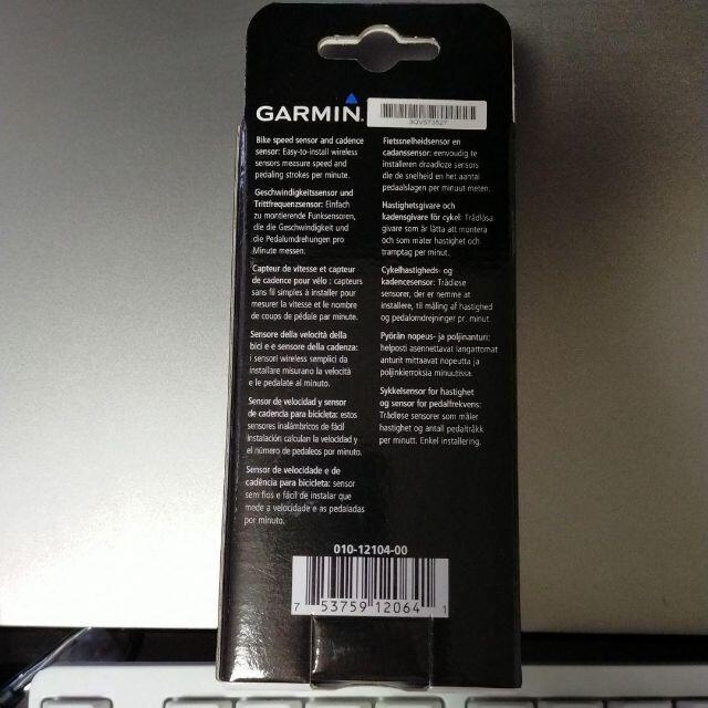 GARMIN(ガーミン)のGARMIN スピードセンサー　ケイデンスセンサー　セット　旧モデル スポーツ/アウトドアの自転車(パーツ)の商品写真