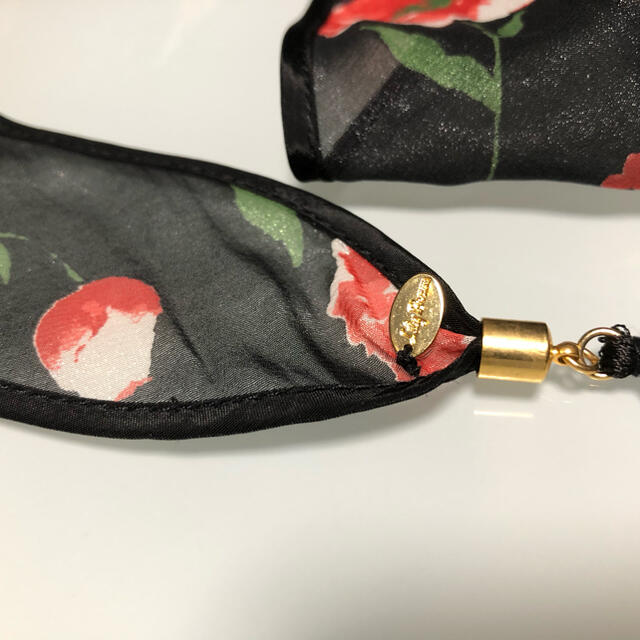 Lily Brown(リリーブラウン)のリリーブラウン　スカーフ　チョーカー　ビーズ　指輪　花柄　シースルー レディースのファッション小物(バンダナ/スカーフ)の商品写真