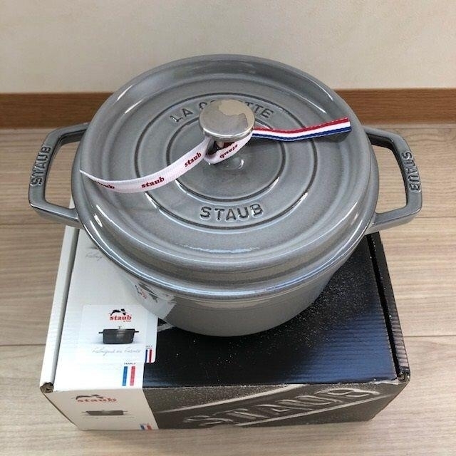 STAUB ストウブ ピコ ココット ラウンド 20cm グラファイトグレー