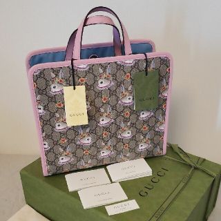 グッチ(Gucci)の【新品】2021新作 限定 ヒグチユウコ トートバッグ チルドレンズ　うさぎ(トートバッグ)