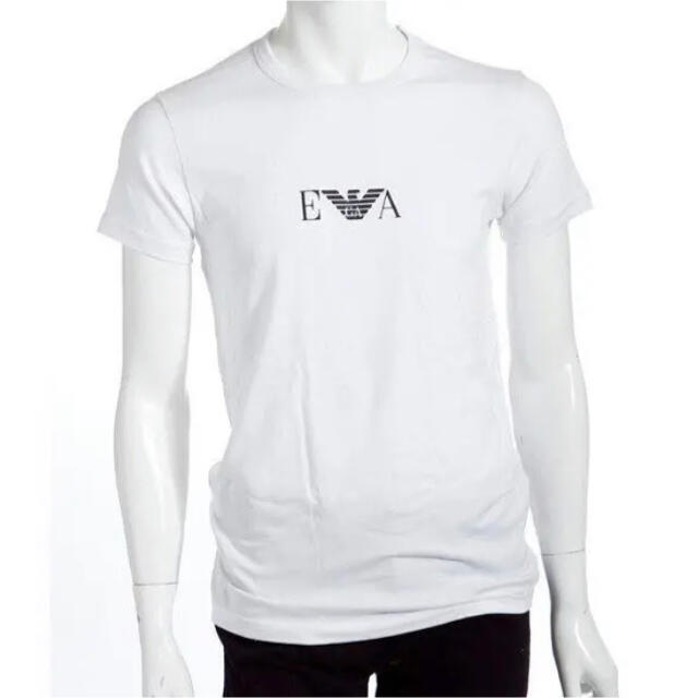 Emporio Armani(エンポリオアルマーニ)の【新品】大人気 白 M エンポリオ アルマーニ Ｔシャツ 半袖 ブランド 春 夏 メンズのトップス(Tシャツ/カットソー(半袖/袖なし))の商品写真