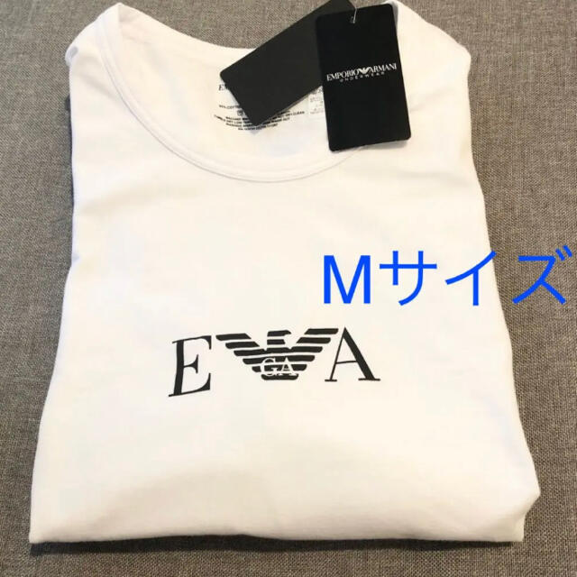 Emporio Armani(エンポリオアルマーニ)の【新品】大人気 白 M エンポリオ アルマーニ Ｔシャツ 半袖 ブランド 春 夏 メンズのトップス(Tシャツ/カットソー(半袖/袖なし))の商品写真