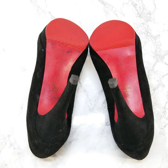 DIANA(ダイアナ)の【美品】 ダイアナ DIANA パンプス ブラック 23.5cm レッドソール レディースの靴/シューズ(ハイヒール/パンプス)の商品写真