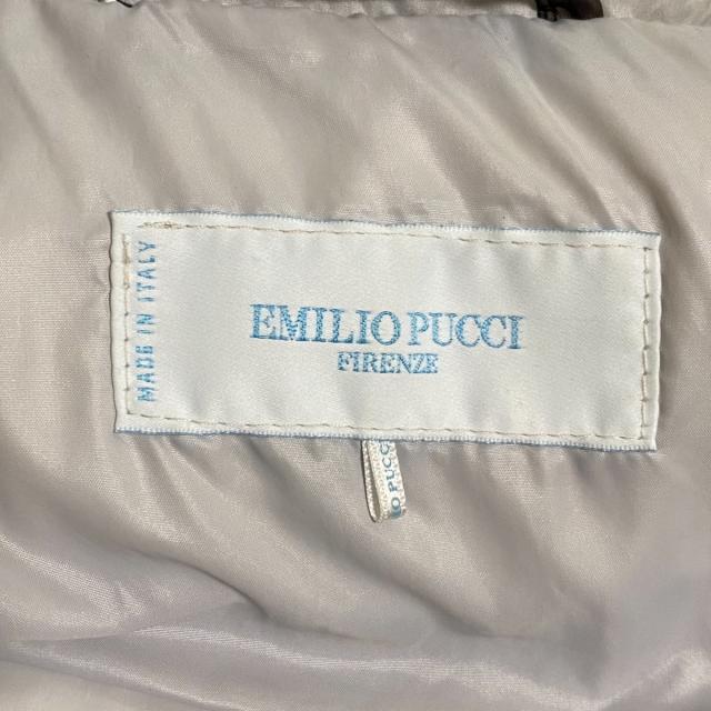 EMILIO PUCCI(エミリオプッチ)のエミリオプッチ ダウンベスト サイズ38 S - レディースのジャケット/アウター(ダウンベスト)の商品写真