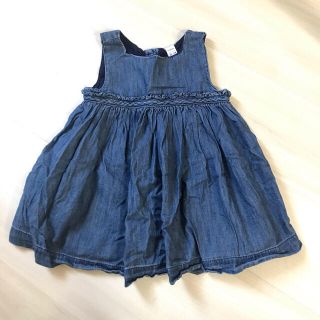 ベビーギャップ(babyGAP)のbabyGAP  デニムワンピース　18-24m(ワンピース)