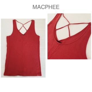 マカフィー(MACPHEE)のMACPHEE  /TOMORROWLAND ☆タンクトップ　キャミソール(タンクトップ)