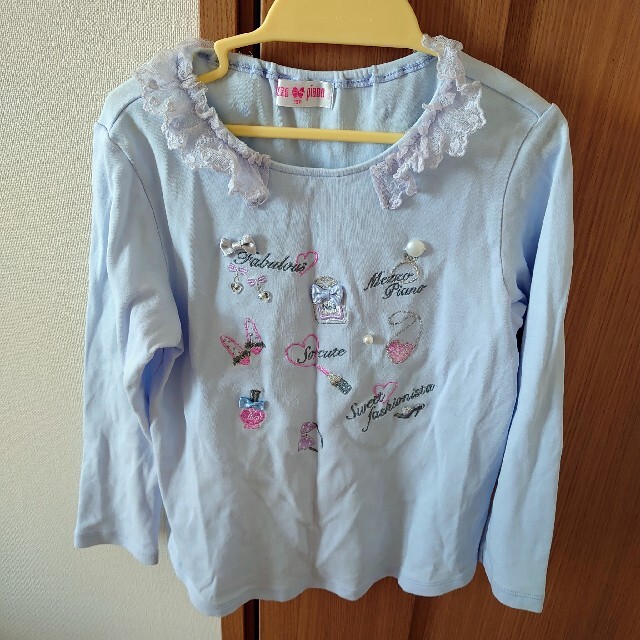 mezzo piano junior(メゾピアノジュニア)のメゾピアノジュニア mezzo piano junior 130 キッズ/ベビー/マタニティのキッズ服女の子用(90cm~)(Tシャツ/カットソー)の商品写真