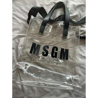 エムエスジイエム(MSGM)のMSGM PVC クリアバッグ【9/1まで限定価格】(ショルダーバッグ)