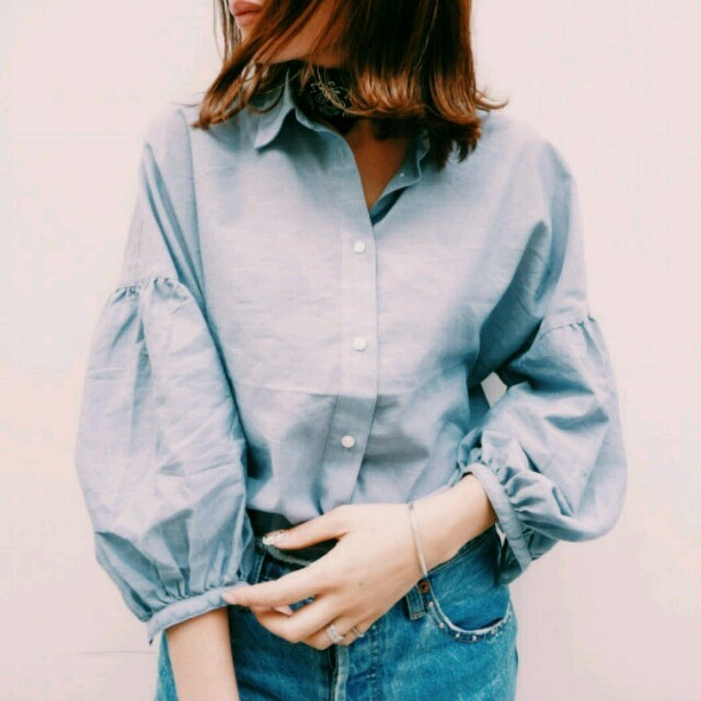 moussy - 【MOUSSY】バルーンスリーブシャツの通販 by ゆ*'s shop ...