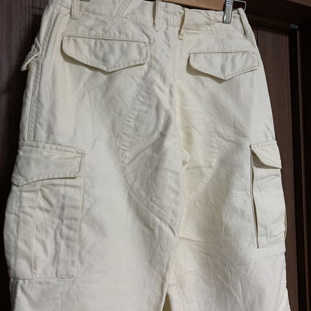 ハバーサック　6ポケ　カーゴパンツ　オフホワイト　S メンズのパンツ(ワークパンツ/カーゴパンツ)の商品写真