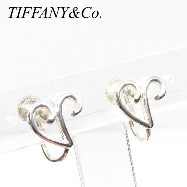 ティファニー Tiffany&Co. イニシャル V ネジ式 イヤリング