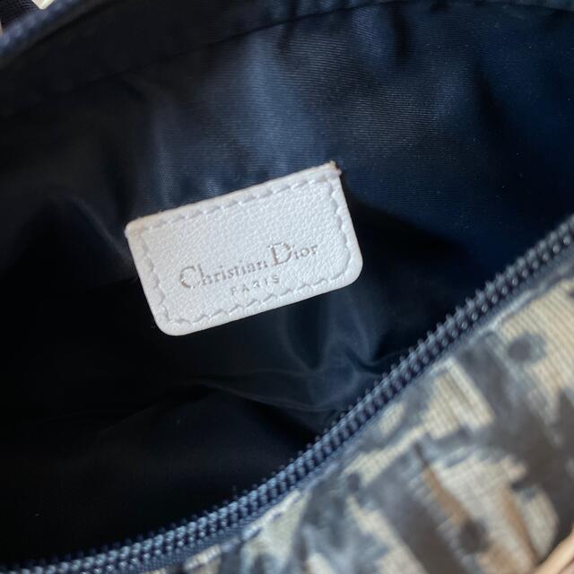 Christian Dior(クリスチャンディオール)のDior トロッター柄 ウェストポーチ ボディバッグ ブルー レディースのバッグ(ボディバッグ/ウエストポーチ)の商品写真