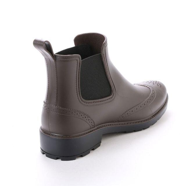 【新品 未使用】サイドゴア レインブーツ ブラウン メンズ 茶色 S 16033 メンズの靴/シューズ(長靴/レインシューズ)の商品写真