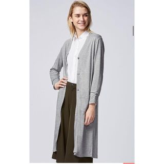 ユニクロ(UNIQLO)のユニクロ　ロングカーディガン(長袖) Mサイズ(カーディガン)