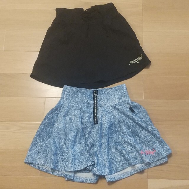 ANAP(アナップ)のANAP　キッズ　スカートキュロット　2枚セット　140 キッズ/ベビー/マタニティのキッズ服女の子用(90cm~)(その他)の商品写真