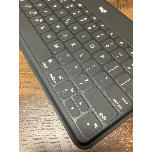 iPad(アイパッド)のロジクール Keys to go Bluetoothモバイルキーボード スマホ/家電/カメラのPC/タブレット(PC周辺機器)の商品写真