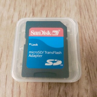 サンディスク(SanDisk)のマイクロSDカード　アダプター(PC周辺機器)