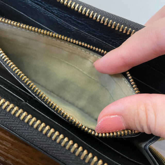 Chloe(クロエ)のChloe クロエ 長財布 財布 黒 リボン レディースのファッション小物(財布)の商品写真
