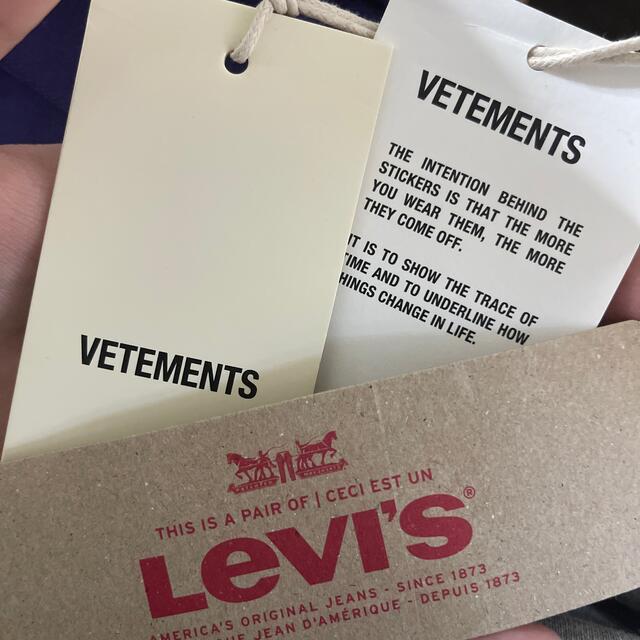 Levi's 再構築デニムジャケットの通販 by 適当に物を売る人の店｜リーバイスならラクマ - vetements 超特価即納