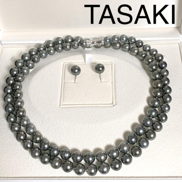 TASAKI - 【現行貴重品】TASAKI田崎ブラックパールロングネックレス ...