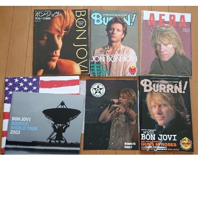 BON JOVI ボン・ジョヴィ パンフ 写真 雑誌 グッズ セット エンタメ/ホビーのタレントグッズ(ミュージシャン)の商品写真