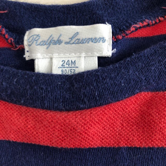 Ralph Lauren(ラルフローレン)のラルフローレン　ボーダー　半袖Tシャツ　90㎝ キッズ/ベビー/マタニティのキッズ服男の子用(90cm~)(Tシャツ/カットソー)の商品写真