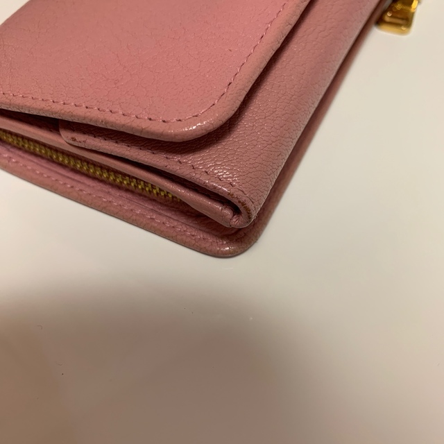 miumiu(ミュウミュウ)のmiumiu 財布　MADRAS MULTICOL ROSA レディースのファッション小物(財布)の商品写真