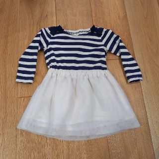 ベベ(BeBe)の専用　GAP スラップスリップ　90cm　ワンピース　ボーダー　チュール(ワンピース)