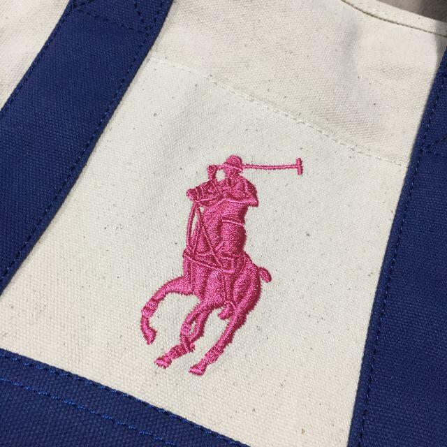 POLO RALPH LAUREN(ポロラルフローレン)のラルフローレンRALPH LAUREN POLO ポロキャンバスミニトートバッグ レディースのバッグ(トートバッグ)の商品写真