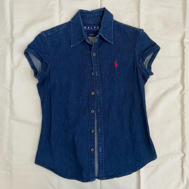 Ralph Lauren(ラルフローレン)のラルフローレン デニムシャツ 7 スリムフィット レディースのトップス(シャツ/ブラウス(半袖/袖なし))の商品写真