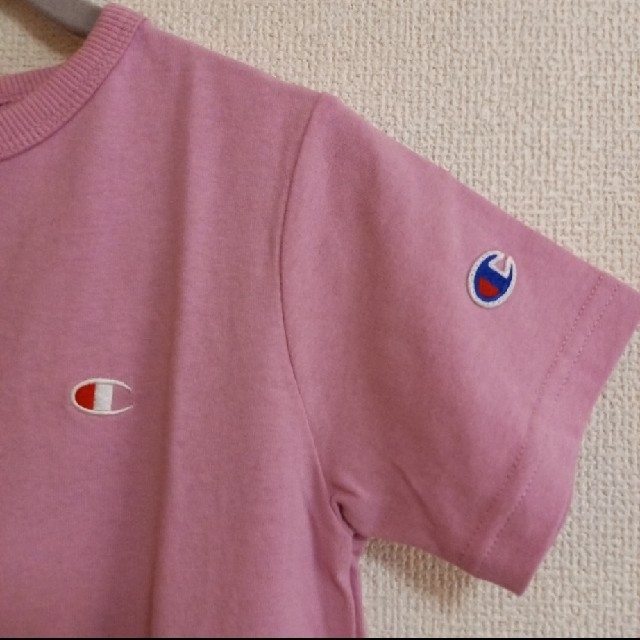 Champion(チャンピオン)のCHAMPION/チャンピオン】ワンポイントチュニックＴシャツ　130cm キッズ/ベビー/マタニティのキッズ服女の子用(90cm~)(ワンピース)の商品写真