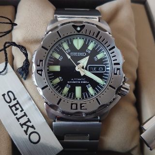 セイコー(SEIKO)のSEIKO セイコー 自動巻き ブラックモンスター ダイバー オレンジモンスター(腕時計(アナログ))