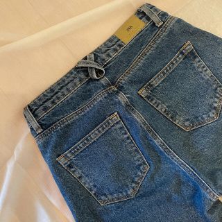 ザラ(ZARA)の【美品】ZARAハイウエストデニム　インスタグラマー着用(デニム/ジーンズ)