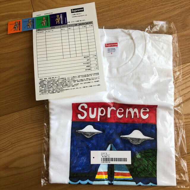 Supreme Sailboat Tee Sサイズ白