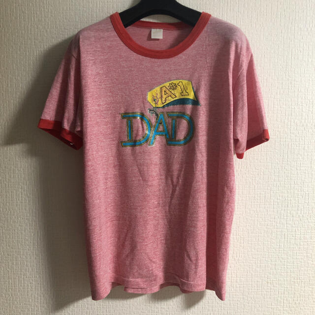 80’s Vintage リンガー　Tシャツ　ラメ　レッド　ビンテージ　70’s メンズのトップス(Tシャツ/カットソー(半袖/袖なし))の商品写真