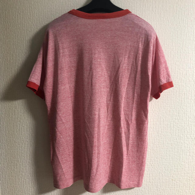 80’s Vintage リンガー　Tシャツ　ラメ　レッド　ビンテージ　70’s メンズのトップス(Tシャツ/カットソー(半袖/袖なし))の商品写真