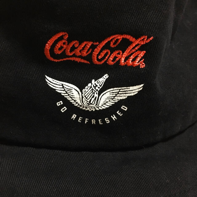 GU(ジーユー)の【新品GU  】コカコーラ　Coca-Cola バケットハット　ブラック メンズの帽子(ハット)の商品写真