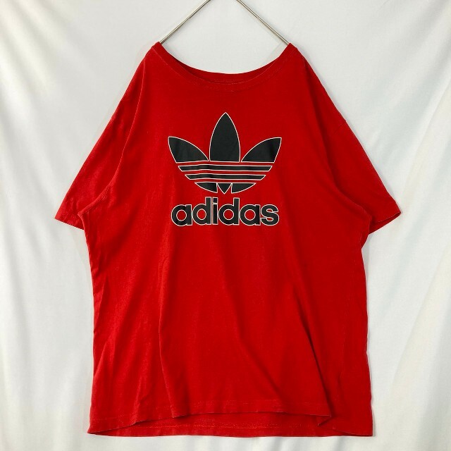 adidas(アディダス)のadidas アディダス　トレフォイル　Tシャツ　赤　ビックサイズ メンズのトップス(Tシャツ/カットソー(半袖/袖なし))の商品写真