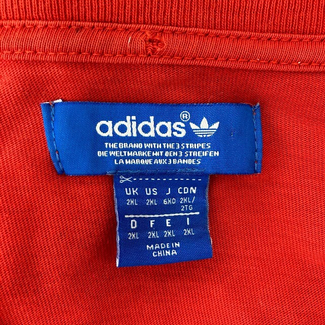 adidas(アディダス)のadidas アディダス　トレフォイル　Tシャツ　赤　ビックサイズ メンズのトップス(Tシャツ/カットソー(半袖/袖なし))の商品写真