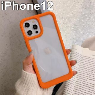 アイフォーン(iPhone)のiPhone12 ケース バンパー フレーム 極太 キュート 可愛い 韓国(iPhoneケース)